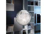 Eglo 93073 Luberio Lampada A Sospensione E27 Acciaio Cromo Alluminio Chiaro