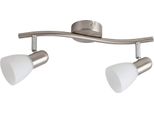 Rabalux Soma Plafoniera IP20 Cromata Satinata Classica A Due Punti Luce Bianca