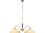 Rabalux 8177 Lampadario 2 Spot Regina, E27, Bronzo-Argento-Crema, Classico, 69Cm
