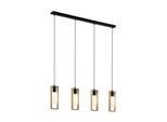 Eglo Lampada A Sospensione Littleton Legno/Acciaio Marrone