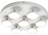 Lampada Da Soffitto A Led 7X 6W Bianco Opaco 2715 Elsa Rabalux