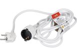Heitech Cavo Di Prolunga Schuko 3 Metri - Prolunga Con Blocco Di Sicurezza Per Bambini Per Uso Interno IP20
