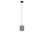 Eglo 99445 Albariza E27 Lampada A Sospensione Ø160Mm Nero Marrone Oro