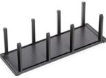 Portapiatti Verticale Emuca Orderbox Per Cassetto, 159X468 Mm, Grigio Antracite, Alluminio E Plastica