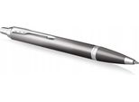 Parker Biros Im Rituali Di Scrittura Grigio Cromo Biros Ricarica Di Grande Capacità Confezione Regalo