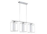 Eglo Loncino 1 Lampada A Sospensione Cromo/Bianco 94378