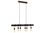Eglo Lampada A Sospensione Townshend 4 Marrone Antico 6 Lampade