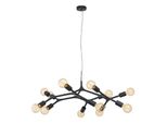 Eglo Bocadella, 12 Lampadine, E27, IP20, Nero