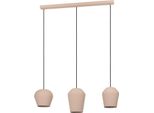 Eglo 900143 Cambaito E27 Tripla Lampada A Sospensione 895X195Mm Colore Sabbia