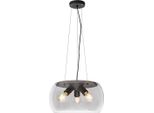 Lampada A Sospensione Moderna E27 3X40W Colore Nero 3190 Ursula Rabalux