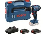 Trapano A Batteria Bosch Gsr 18V-21, Con 2 Batterie Li-Ion Da 2,0 Ah, L-Boxx 06019K9302