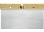 Spatola Giapponese In Acciaio Inox Con Manico In Legno Larghezza 160 Mm