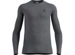 Odlo Bl Top Girocollo L/S Performan Grigio Melange - Nero Grigio Melange - Nero M