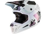 Casco Da Motocross Leatt Gpx 5.5 Composite V19.1, Bianco/Nero, Xl (61/62)