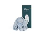 Kaloo Coniglio Di Peluche Con Orecchie Lunghe Blu Lapinoo 35 Cm