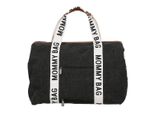 Childhome Borsa Mamma Signature Canvas Nero