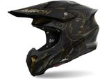 Casco Motocross Airoh Twist 3 Titan, Nero/Bronzo, Xl (61/62)