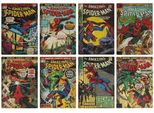 Paladone Spiderman - Set Di Sottobicchieri Con Licenza Ufficiale Dei Fumetti, 8 Pezzi, Decorazione E Regalo Per I Fan Della Serie Di Fumetti, Supereroi Nostalgici Della Marvel
