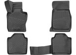 Element Tappetini In Gomma 3D Per Bmw Serie 3 Gt, 2012-2018, 4 Pezzi.