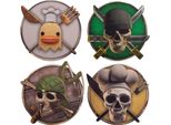PodkłAdki Pod Szklanki One Piece 4-Szt. Z Postaciami #2, Oficjalna Licencja