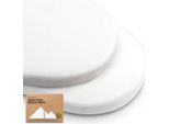 Confezione Da 2 Lenzuolini Biologici Per Culla Per Bambine E Bambini - 100% Cotone Per Carrozzina, Culla E Materasso Per Culla, Unisex Co-Sleeper (Soft