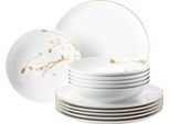 Seltmann Weiden Servizio Da Tavola 12 Pezzi Liberty Golden Rose