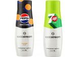 Set Di 2 Concentrati E Sciroppi Sodastream. Pepsi Max Mango Zero + 7Up In Omaggio