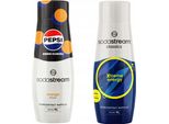 Set Di 2 Concentrati D'acqua. Sodastream Pepsi Max Mango + Bevanda Energetica