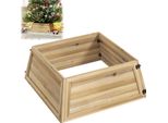 Gonna Per Albero Di Natale 65 X 65 Cm Collare Per Albero Di Natale In Legno Di Abete Naturale,