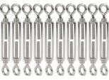 10Pcs Occhio E Occhio Tenditore Filo Strainer Acciaio Inox Corda Tenditore M6