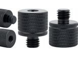 Riduzione Del Manicotto Adattatore Da M8 A 1/4" Per Treppiede Alluminio Nero 20 Mm"