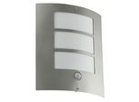Lampada Da Parete/Soffitto City - L23,5 X H26 X AL9 Cm - Acciaio Inox - 1X60W Escl. - IP44