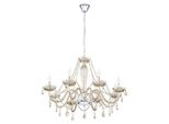 Lampada A Sospensione 8 Luci E14 Cognac Basilano
