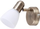 Lampada Da Parete Con Paralume In Vetro E14 Marrone Soma 6306 Rabalux