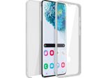 Avizar, Custodia Protettiva Per Samsung Galaxy S20 Plus, Fronte + Retro, Trasparente