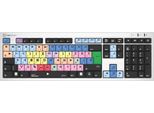 Logickeyboard LKB-MCOM4-AJPU-FR - Pieno Formato (100%) - Usb - Tasti A Forbice - Azerty - Argento