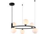Italux Amily Lampadario Moderno Nero MDM-3974/6 Bk