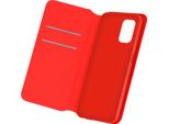 Cover In Pelle Finta Classic Edition Per Xiaomi Redmi Note 10 / Note 10S - Rosso