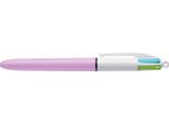Bic 503815 Bic 4-Farben-Kugelschreiber Fun Lila Schreibfarbe Farbsortiert, 1 St.
