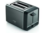 Tostapane, Bosch TAT5P425, Tostapane, Designline, 820-970 W, Spegnimento Automatico, Funzione Di Scongelamento E Mantenimento In Caldo, Sollevabile, Grigio