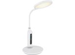 Lampada Da Tavolo A Led, Bianca, Touch Dimmer, Cct, H 40,7 Cm