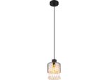 Globo Illuminazione Lampada A Sospensione Hendry Dh 15X120 Cm Nero Lampada A Sospensione