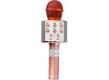 Microfono Karaoke Multimediale Altoparlante Bluetooth Senza Fili 1800Mah Rosegold