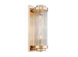 Zuma Line Lampada Da Parete In Cristallo Oro E14 60W Sergio