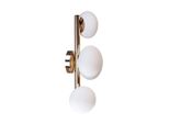 Lampada Da Parete A Tripla Sfera Bianca Omi 3Xg9 5W Zuma Line