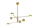Italux Remdal Lampadario Led Moderno Bianco PND-16374-6-COP-GD-4K