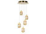 Italux Huelto Lampadario Led Moderno Oro PND-22112132-5A-CHPN
