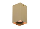 Spot A Soffitto Moderno Oro Quadrato 10 Cm Per Soggiorno Cucina 1Xgu10 10W Ander Italux