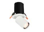 Faretto Da Incasso Rotondo Ø10Cm Mobile Bianco Sabbiato 1Xgu10 10W Termo Italux