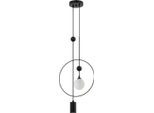 Trosti Italux PND-428892-BK Moderna Lampada A Sospensione Doppia In Nero